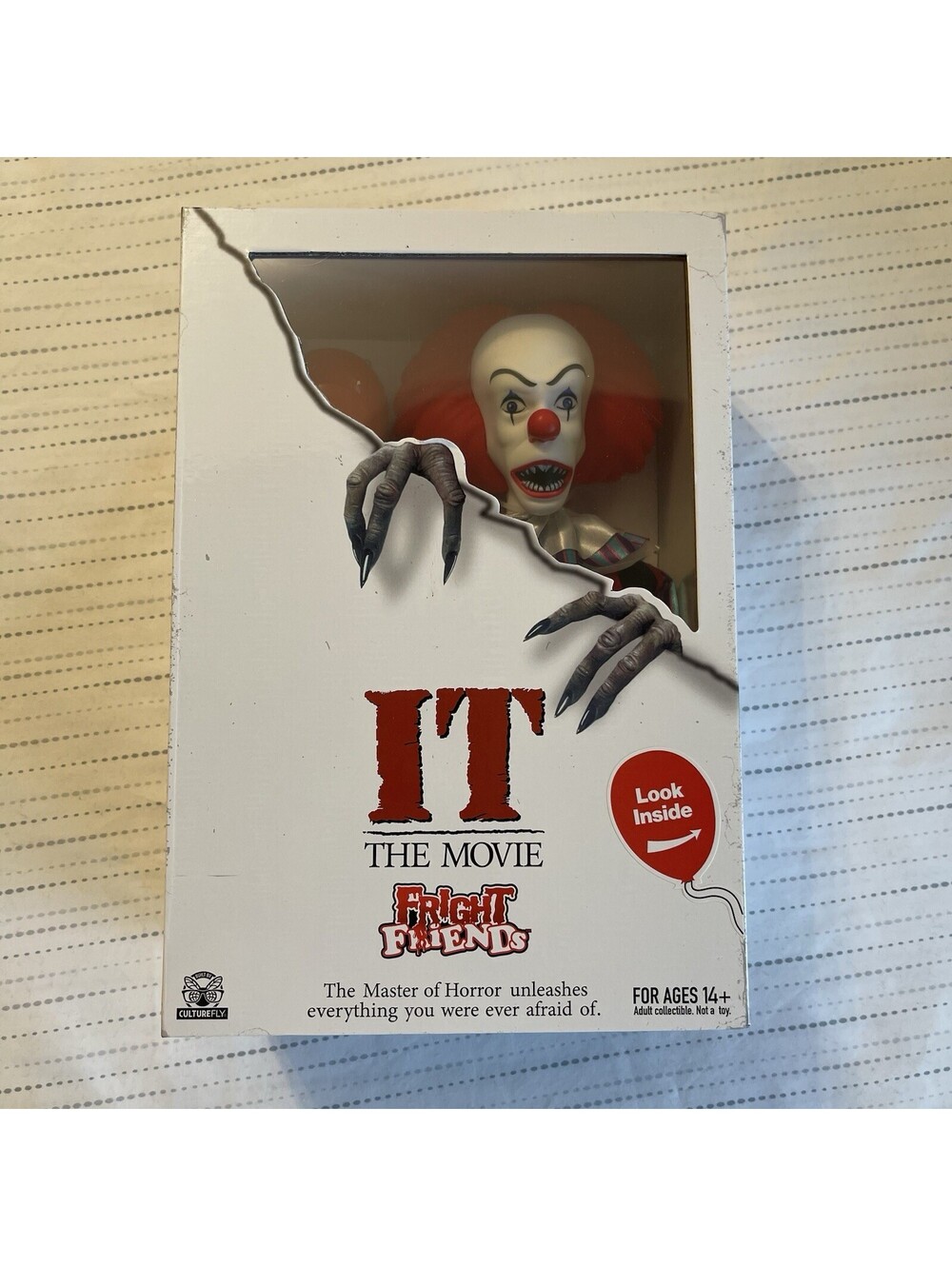2025 Fright Friends IT MOVIE PENNYWISE DOLL Red Balloon SS Georgie CULTUREFLY 🎈